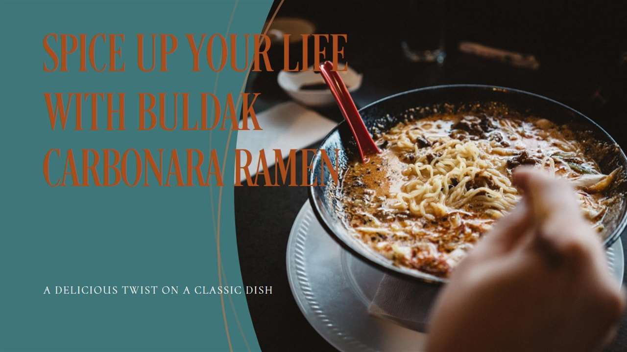 Buldak Carbonara Ramen Recipe