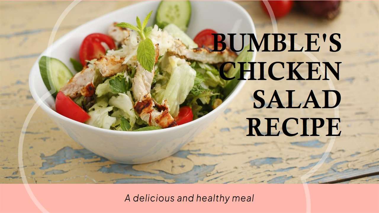 Bumble Bee Chicken Salad Recipe